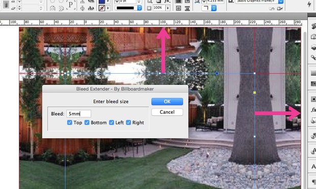 Bleed Extender - InDesign Script
