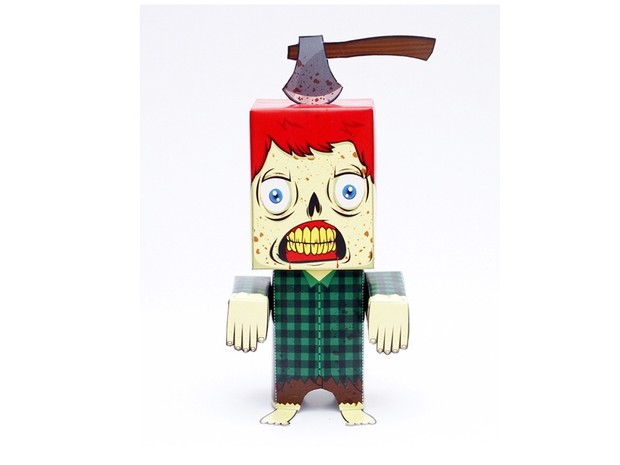 Woodbiter Zombie Papertoy