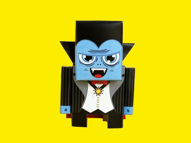 Vin Dracula Papertoy