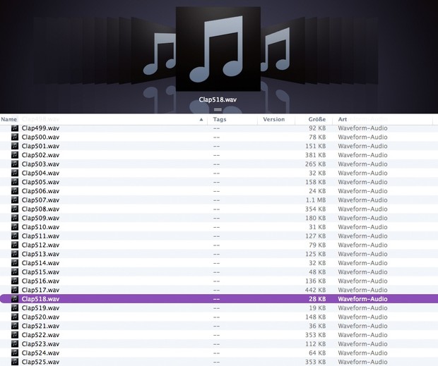 Over 500 Clap Samples
