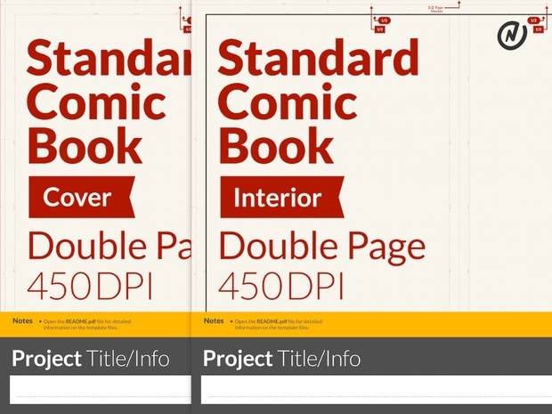 Standard Comic Book Page Template for Procreate
