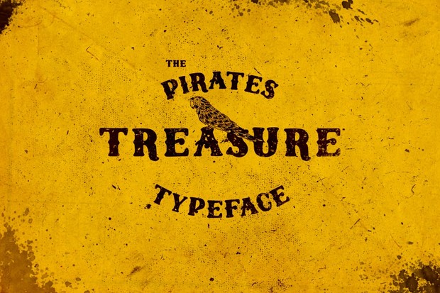 The Pirates Treasure - A handmade typeface