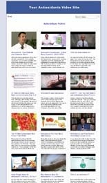 Antioxidants Video Site Builder