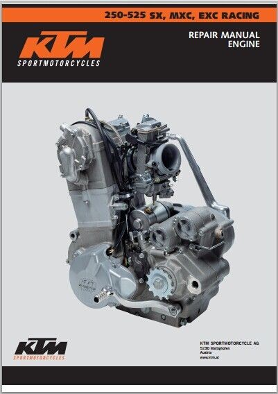 2003 KTM 250-525 SX MXC EXC Repair Manual pdf download