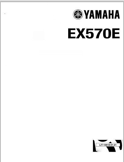 1987-1990 Yamaha Exciter EX570E Snowmoblile Workshop Service Repair Manual Download