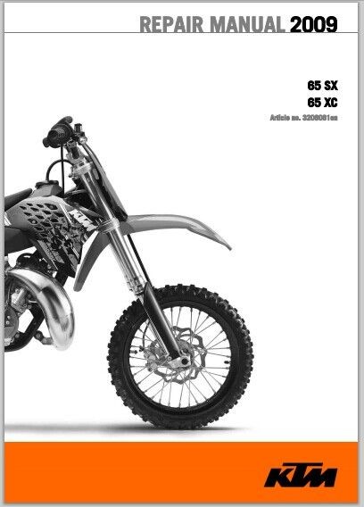 2009 Ktm 85 Sx 85 Xc Workshop Service Repair Manual P Man Manual S