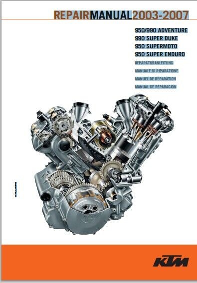 2003-2007 KTM 950 990 Super Duke RA LC8 Service Repair Manual pdf download