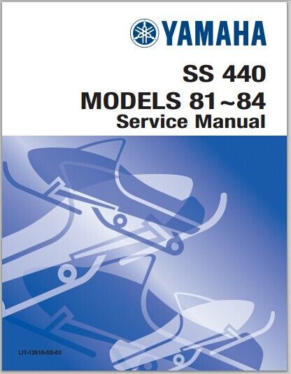 1981-1984 Yamaha SS440, SS440H, SS440D Snowmoblile Workshop Service Repair Manual Download