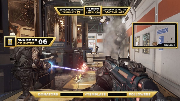 Twitch Overlay PSD v5