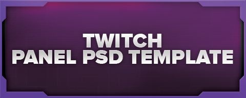 Twitch Panel PSD v1