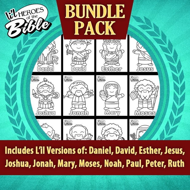 L'il Heroes of the Bible Bundle Pack