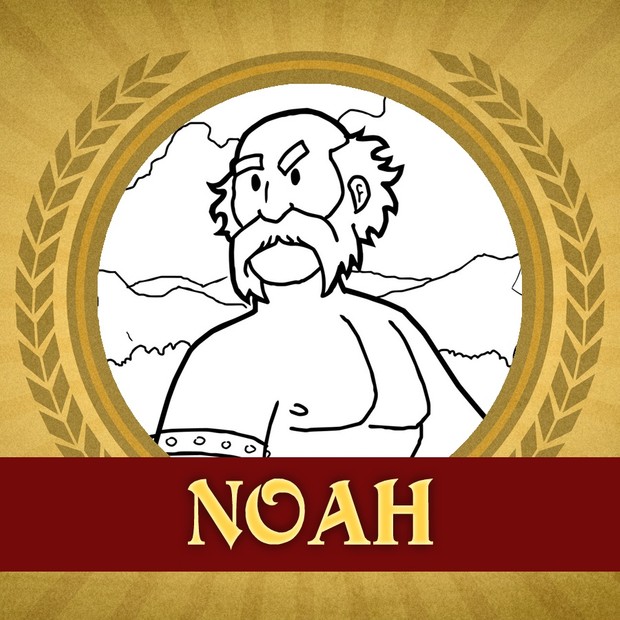 The Heroes of the Bible Coloring Pages: Noah