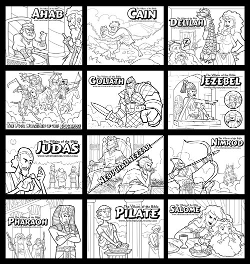 The Villains of the Bible Bundle Pack
