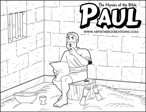 The Heroes of the Bible Coloring Pages: Paul