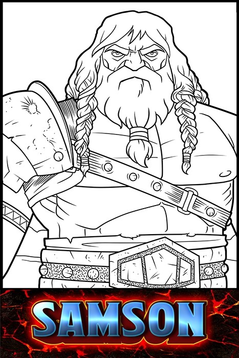 93 Bible Coloring Pages Judges  Images