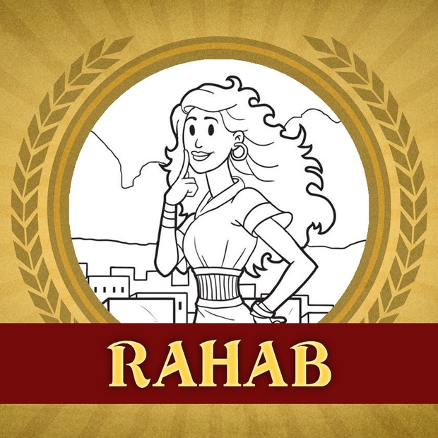 The Heroes of the Bible Coloring Pages: Rahab