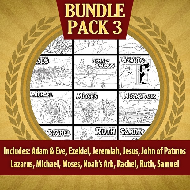 The Heroes of the Bible Bundle Pack 3