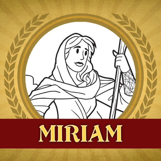 The Heroes of the Bible Coloring Pages: Miriam