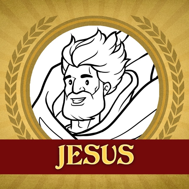 The Heroes of the Bible Coloring Pages: Jesus