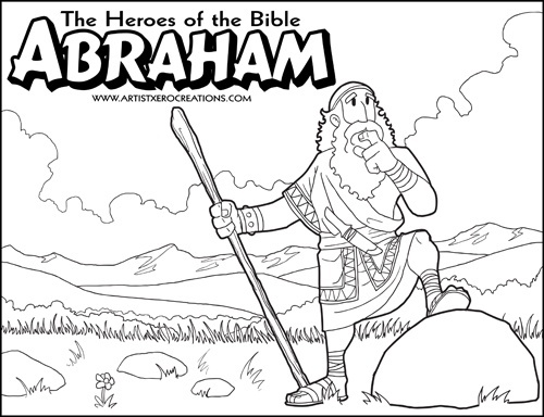 The Heroes of the Bible Coloring Pages: Abraham