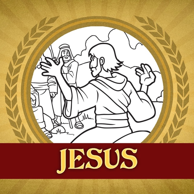 The Heroes of the Bible Coloring Pages: Jesus Sermon on the Mount