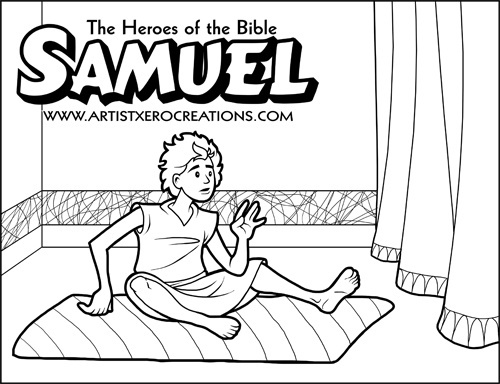 The Heroes of the Bible Coloring Pages: Samuel