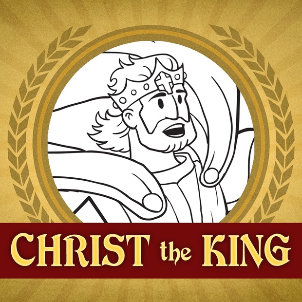 The Heroes of the Bible Coloring Pages: Christ the King
