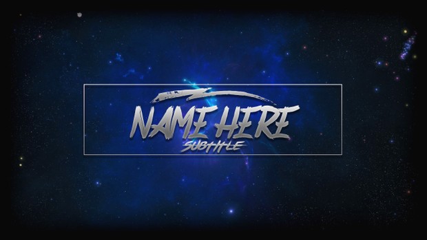 youtube banner galaxy template sage
