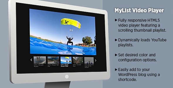 MyList Video Player - WordPress Plugin