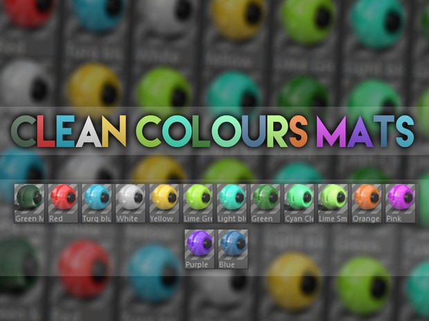Clean Colour Materials