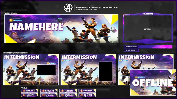 Fortnite (Streamer Revamp Pack)