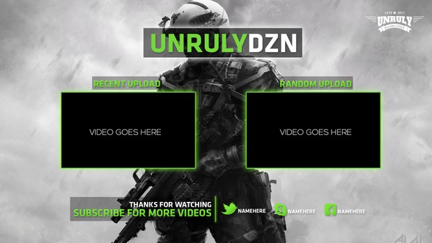 Youtube Outro Panels (Bundle Pack)