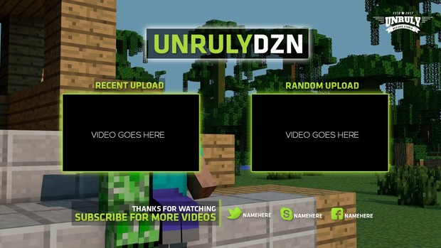 Youtube Outro Panels (Bundle Pack)