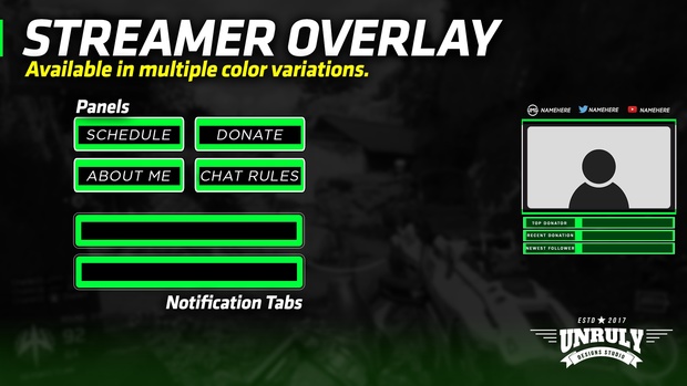 Basic Green (Streamer Revamp Pack)