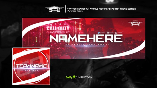 CoD Team Theme #2 (Twitter Avi & Header)