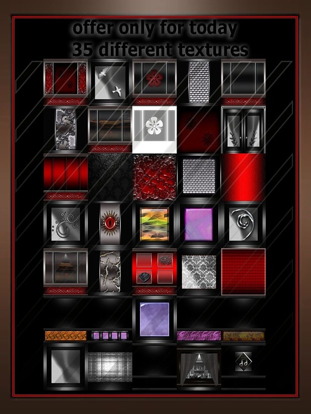 Offer only for today 35 different textures