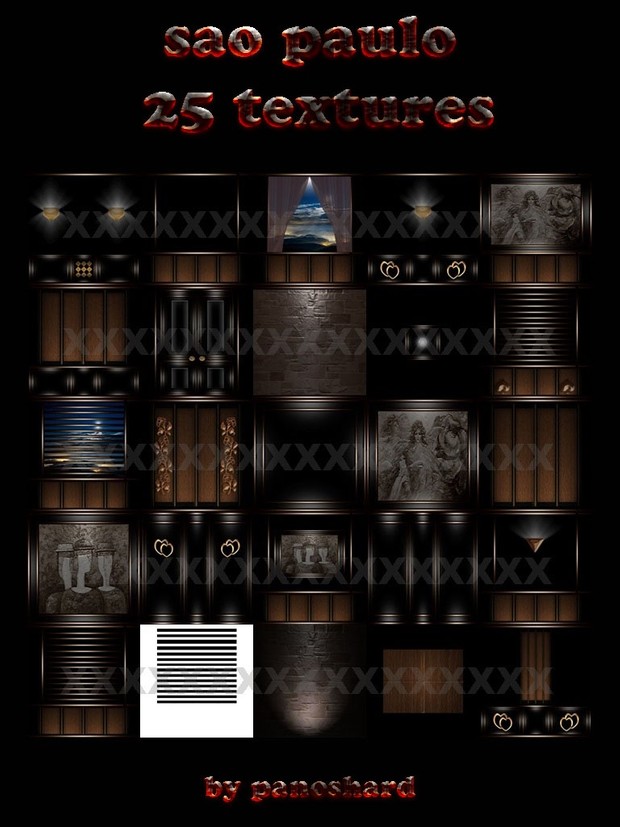 SAO PAULO 25 TEXTURES IMVU ROOM