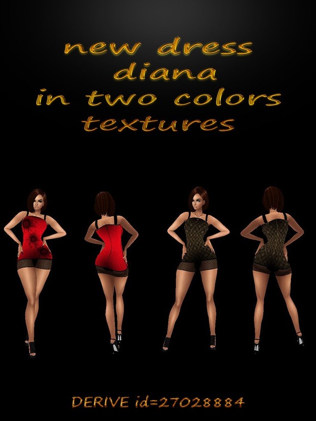 New dress diana in two colors textures for sale