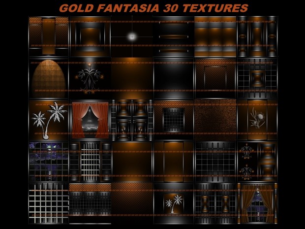 Gold fantasia 30 textures
