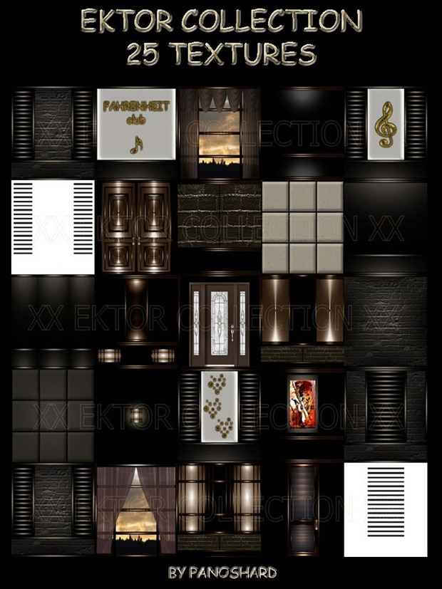 EKTOR COLLECTION 25 TEXTURES IMVU