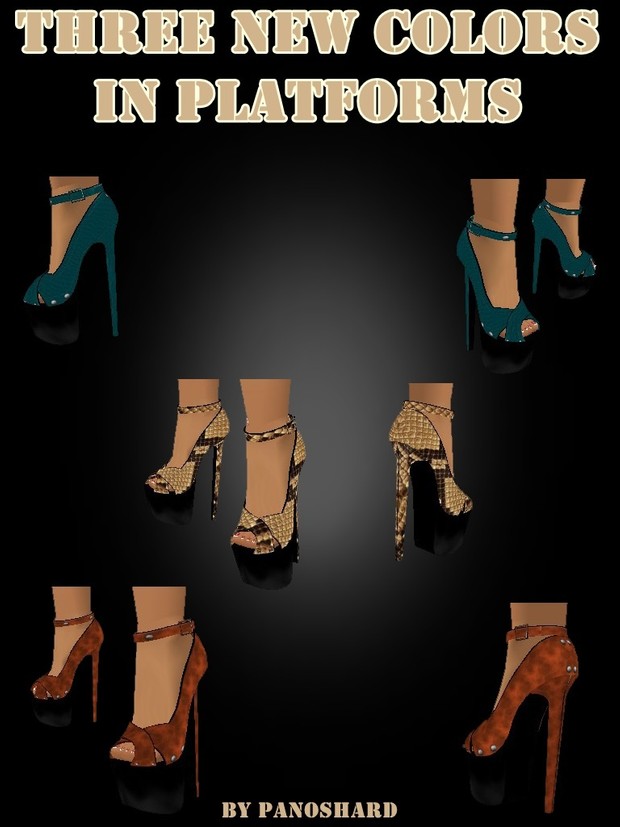 THREE NEW COLORS TEXTURES IN PLATFORMS