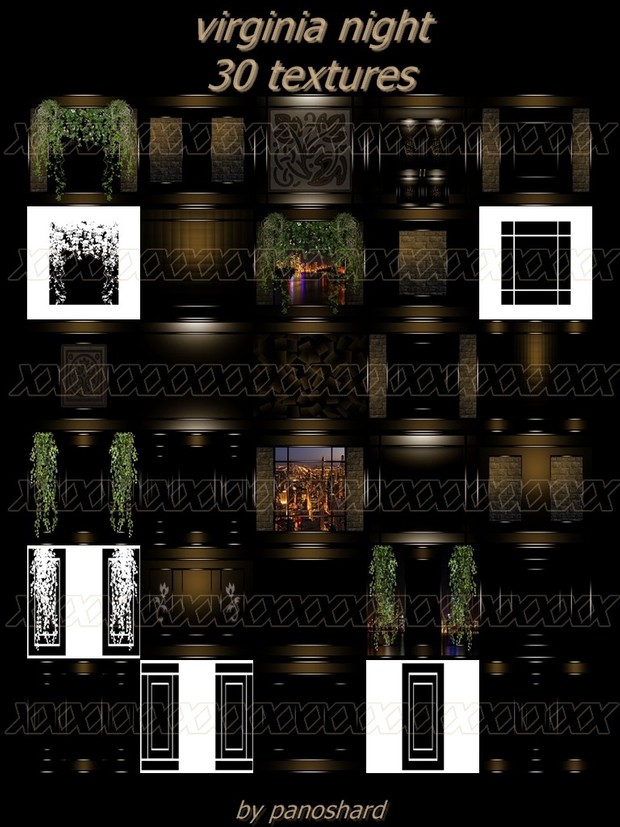 VIRGINIA NIGHT 30 TEXTURES ROOM