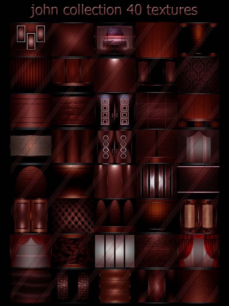 john collection 40 textures room for imvu - panoshard2 manufacture and