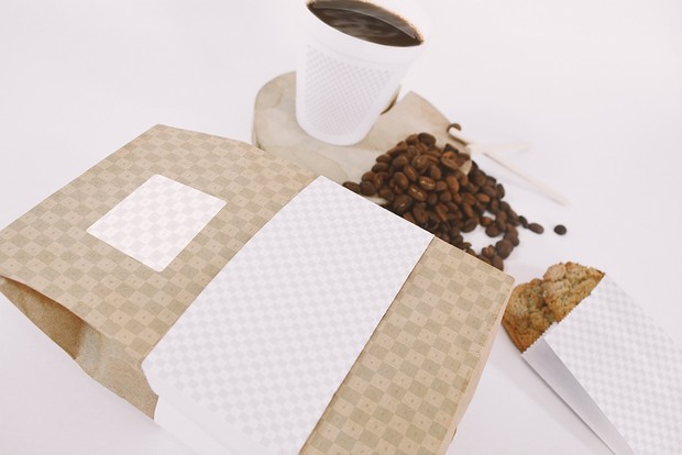 Coffee Bag and Cup Mockup Freebie