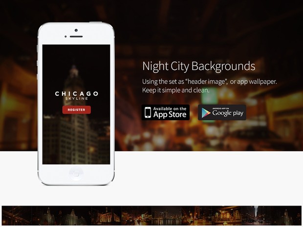 10 HD Night City - Blurred Backgrounds Set
