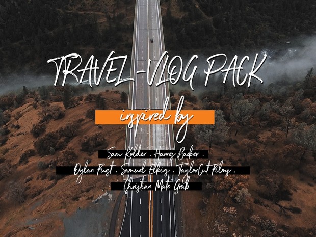 Travel VLOG LUTs ( ADVANCED ) - Inspired by popular cinematographers
