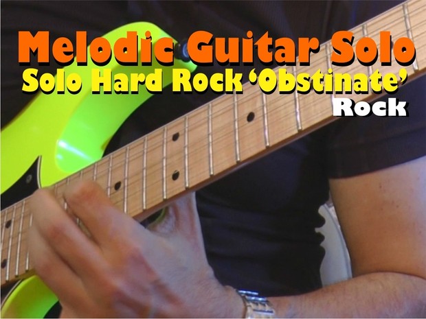 Melodic Hard Rock Solo To Play with Backing Track