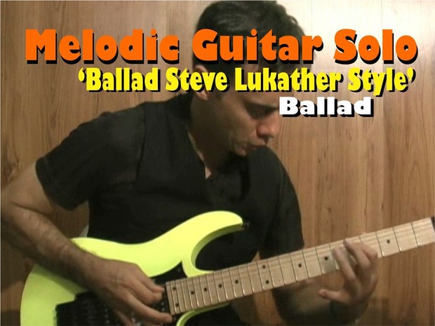 MELODIC BALLAD GUITAR SOLO STEVE LUKATHER STYLE