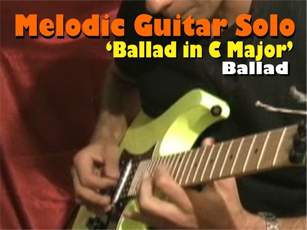 MELODIC GUITAR BALLAD SOLO PIANO IN C