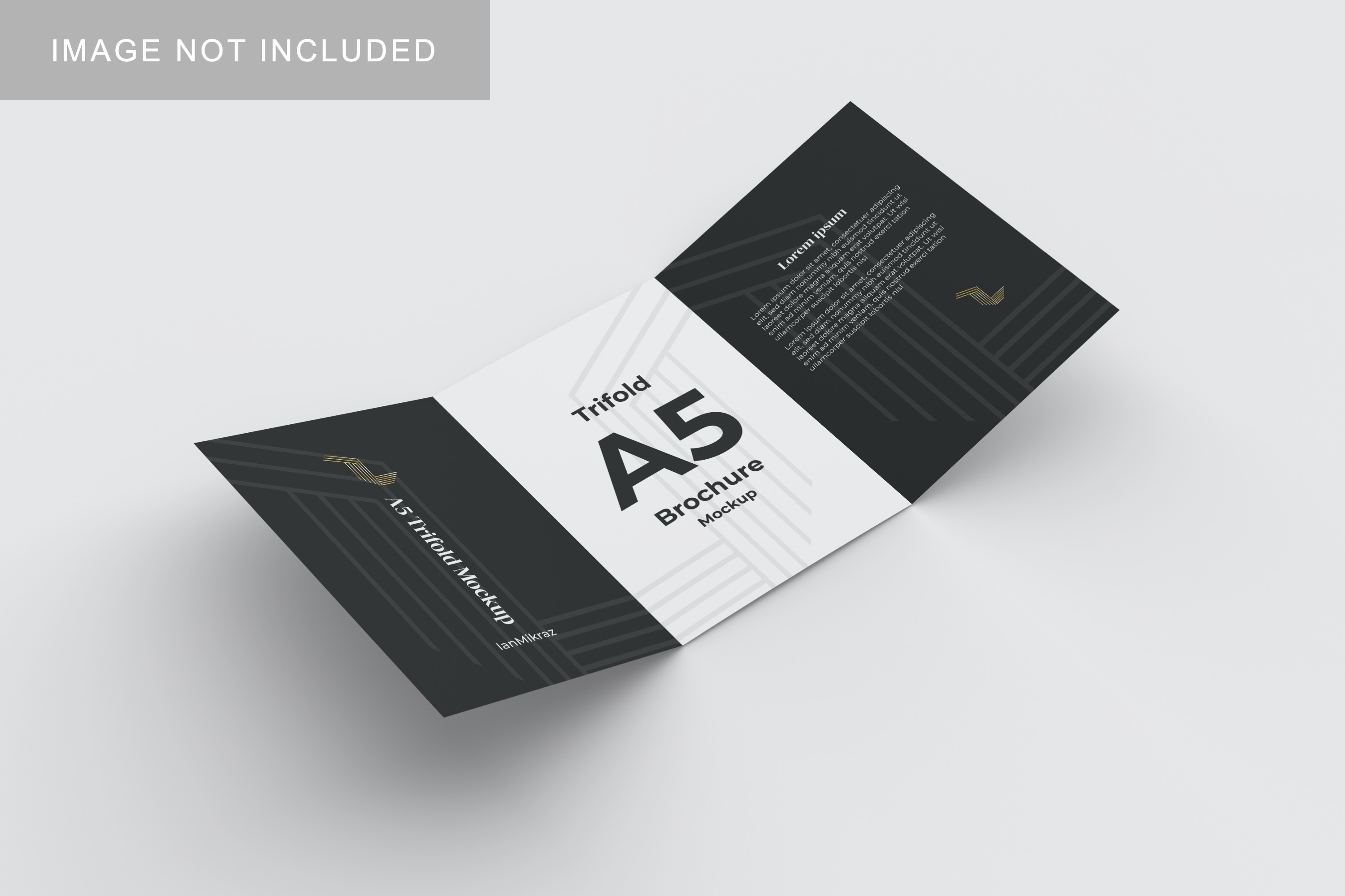 Download A5 Trifold Mockup V1 Ianmikraz